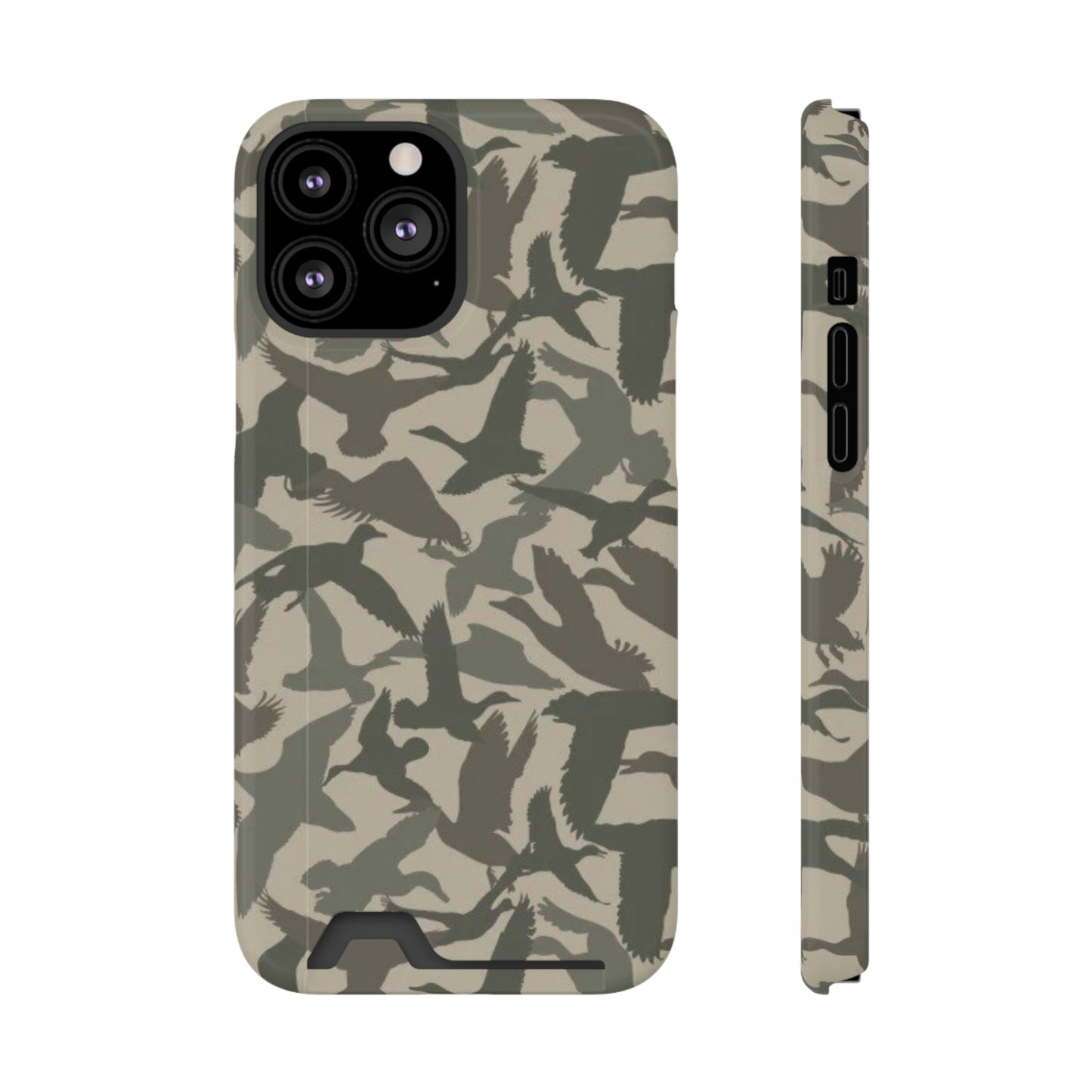 MagSafe Card Wallet Bird Camo Case