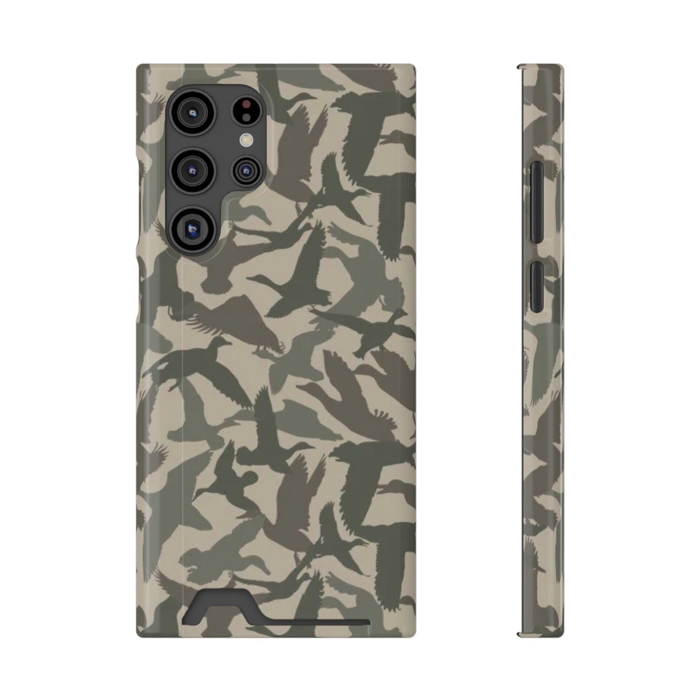 MagSafe Card Wallet Bird Camo Case