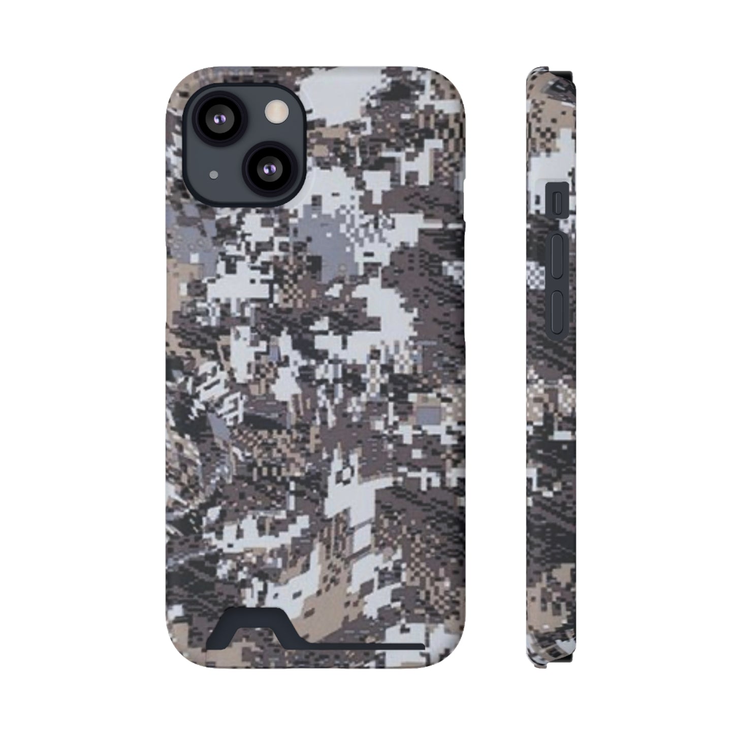 MagSafe Card Wallet Pixel Camo Case