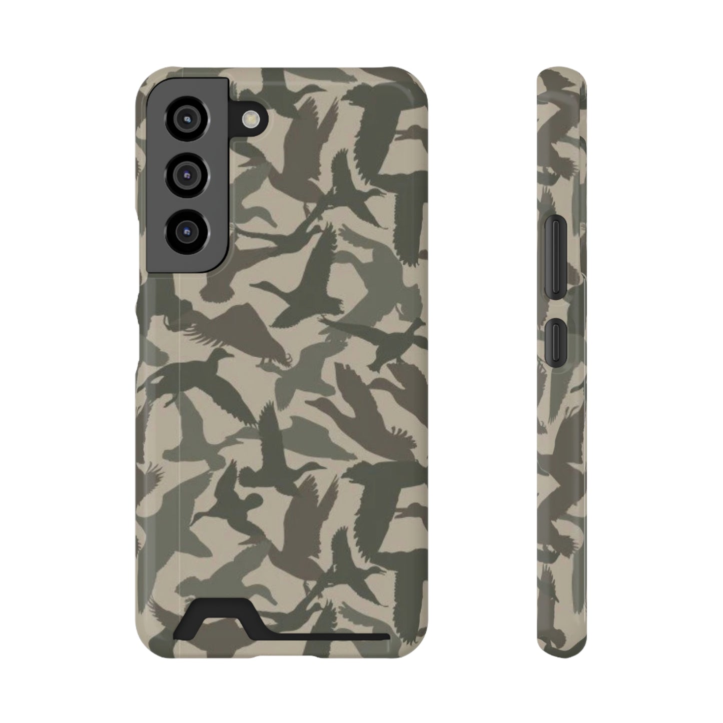 MagSafe Card Wallet Bird Camo Case