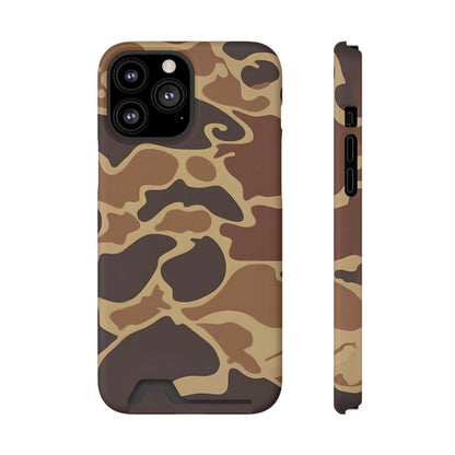 MagSafe Card Wallet Vintage Duck Camo Case