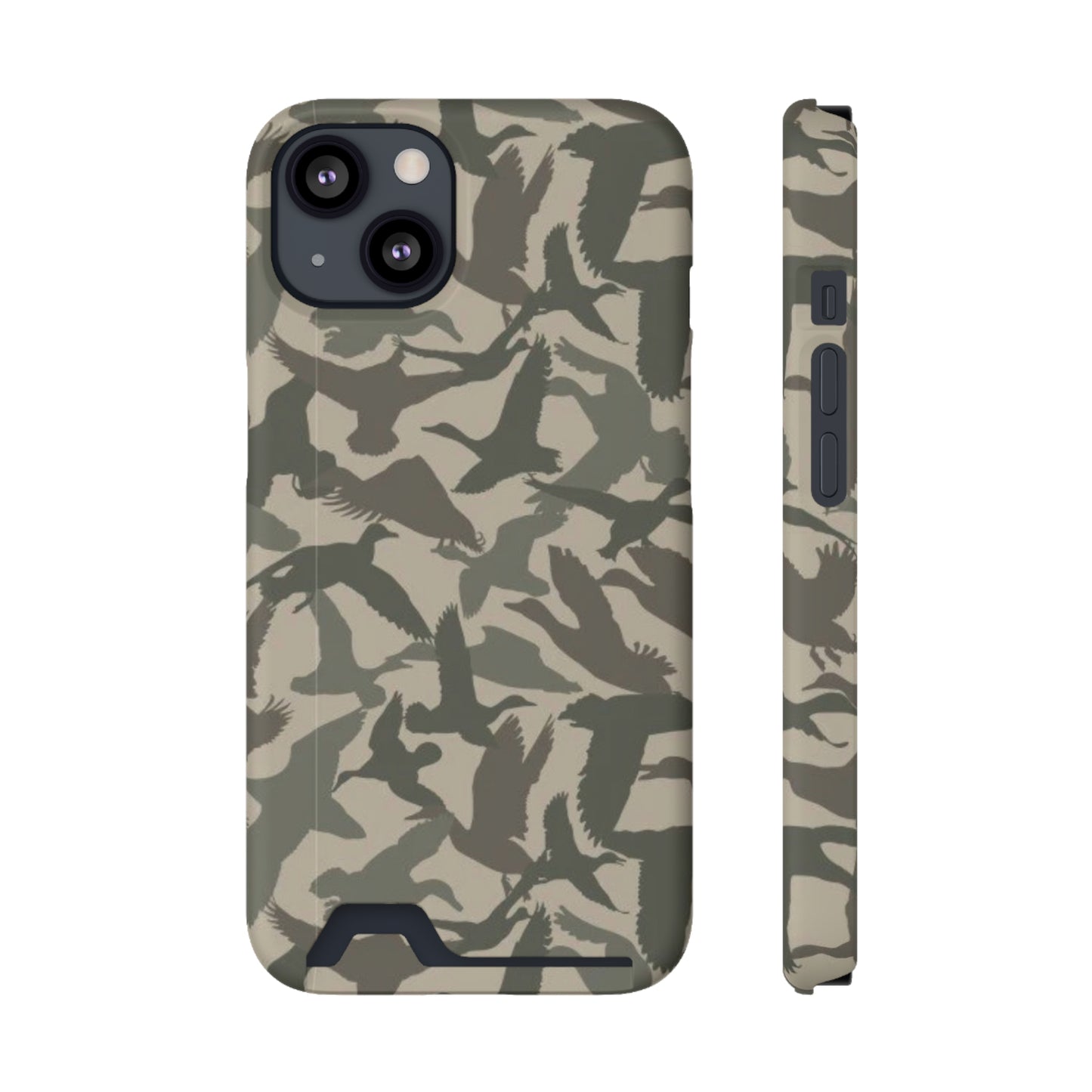 MagSafe Card Wallet Bird Camo Case