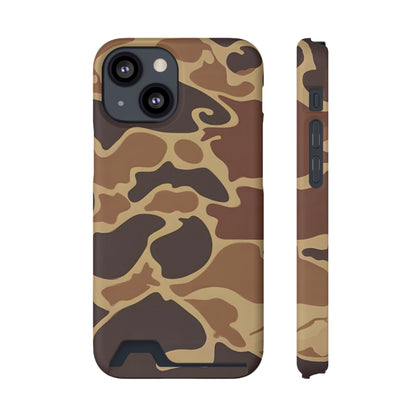 MagSafe Card Wallet Vintage Duck Camo Case