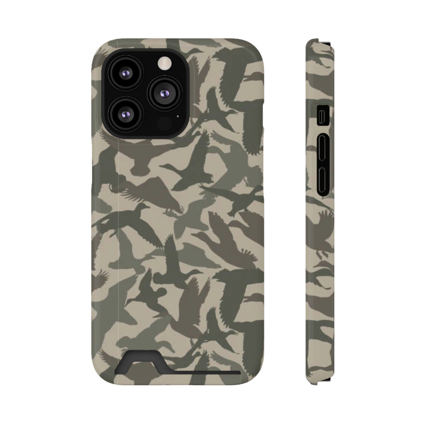 MagSafe Card Wallet Bird Camo Case