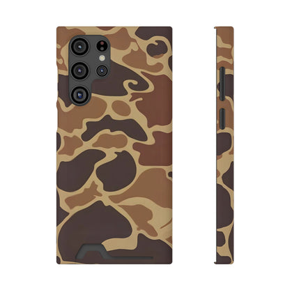 MagSafe Card Wallet Vintage Duck Camo Case