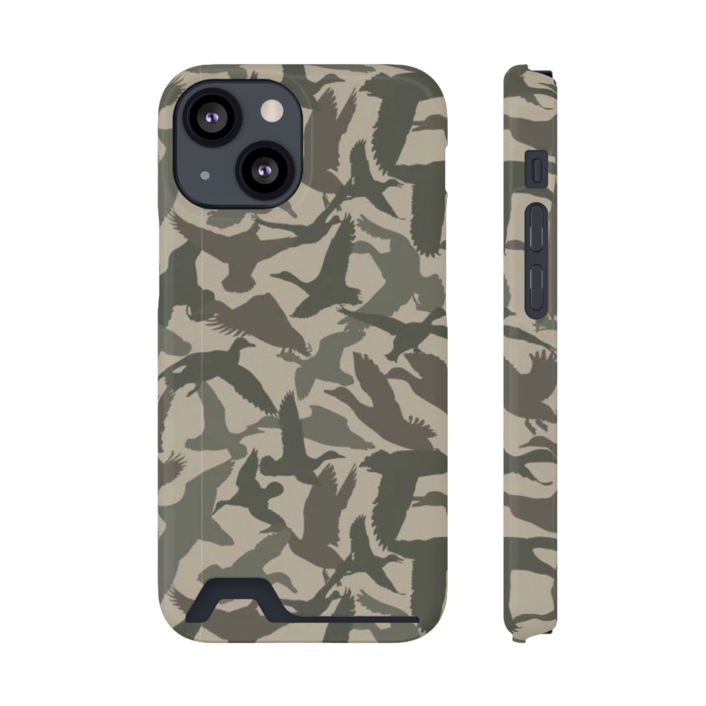 MagSafe Card Wallet Bird Camo Case