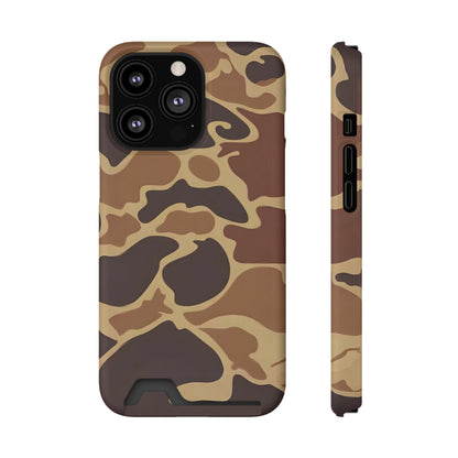 MagSafe Card Wallet Vintage Duck Camo Case