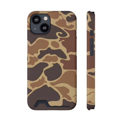 MagSafe Card Wallet Vintage Duck Camo Case