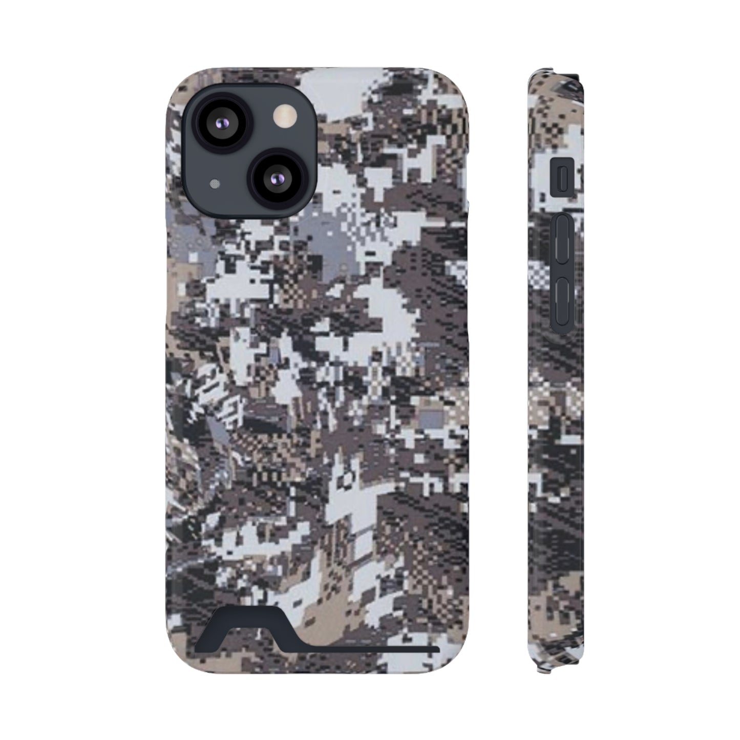 MagSafe Card Wallet Pixel Camo Case