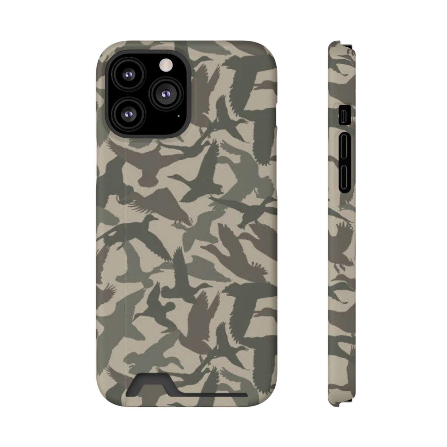 MagSafe Card Wallet Bird Camo Case