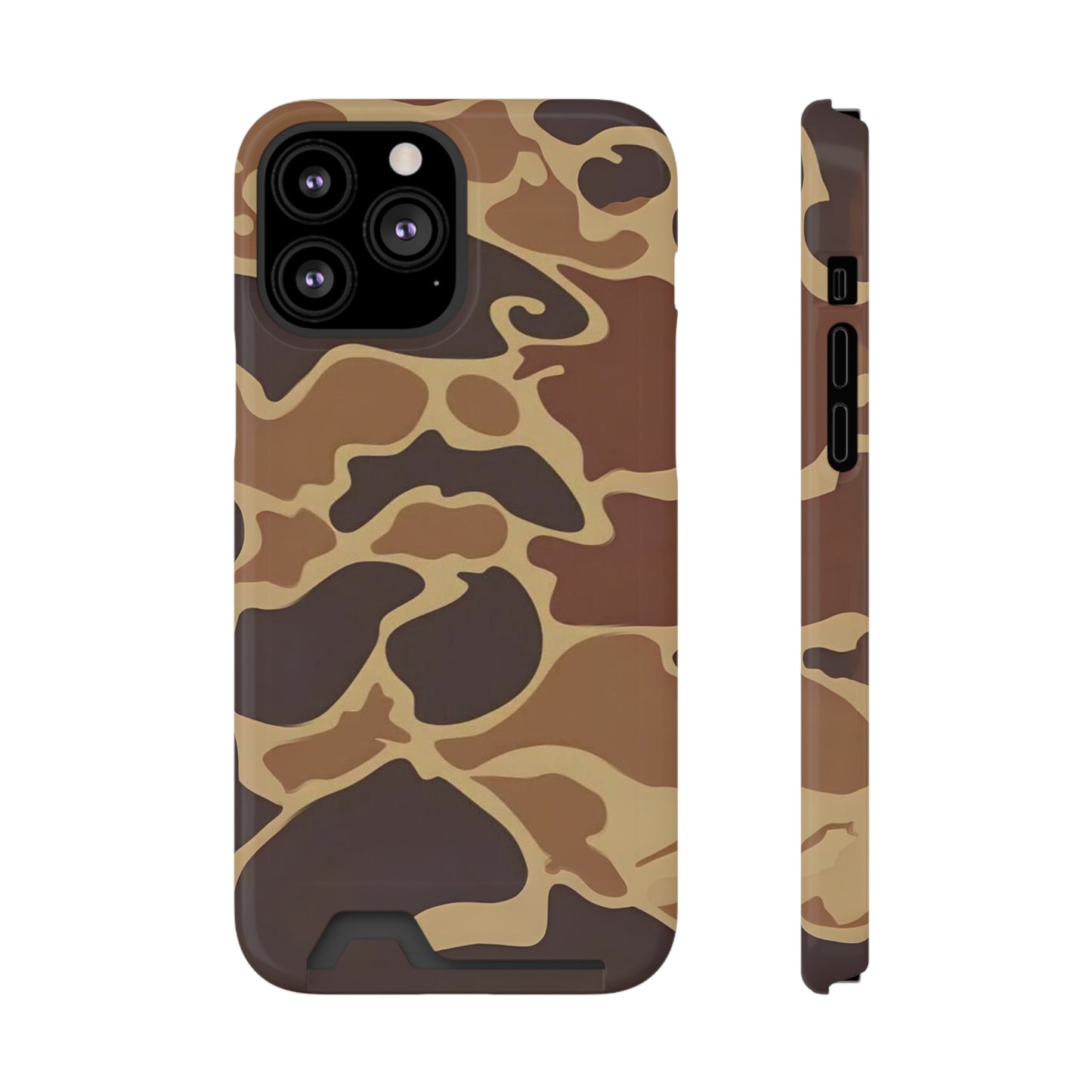 MagSafe Card Wallet Vintage Duck Camo Case