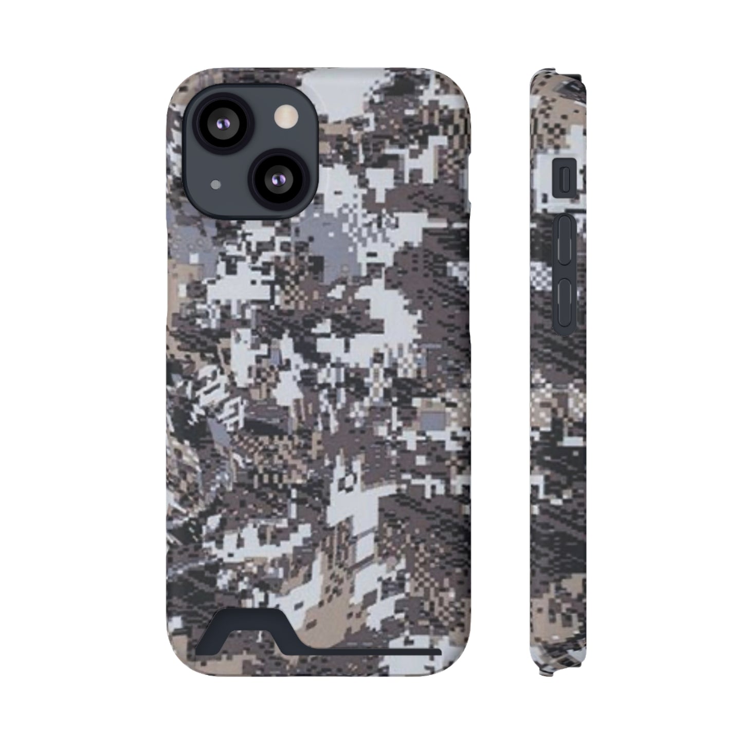 MagSafe Card Wallet Pixel Camo Case