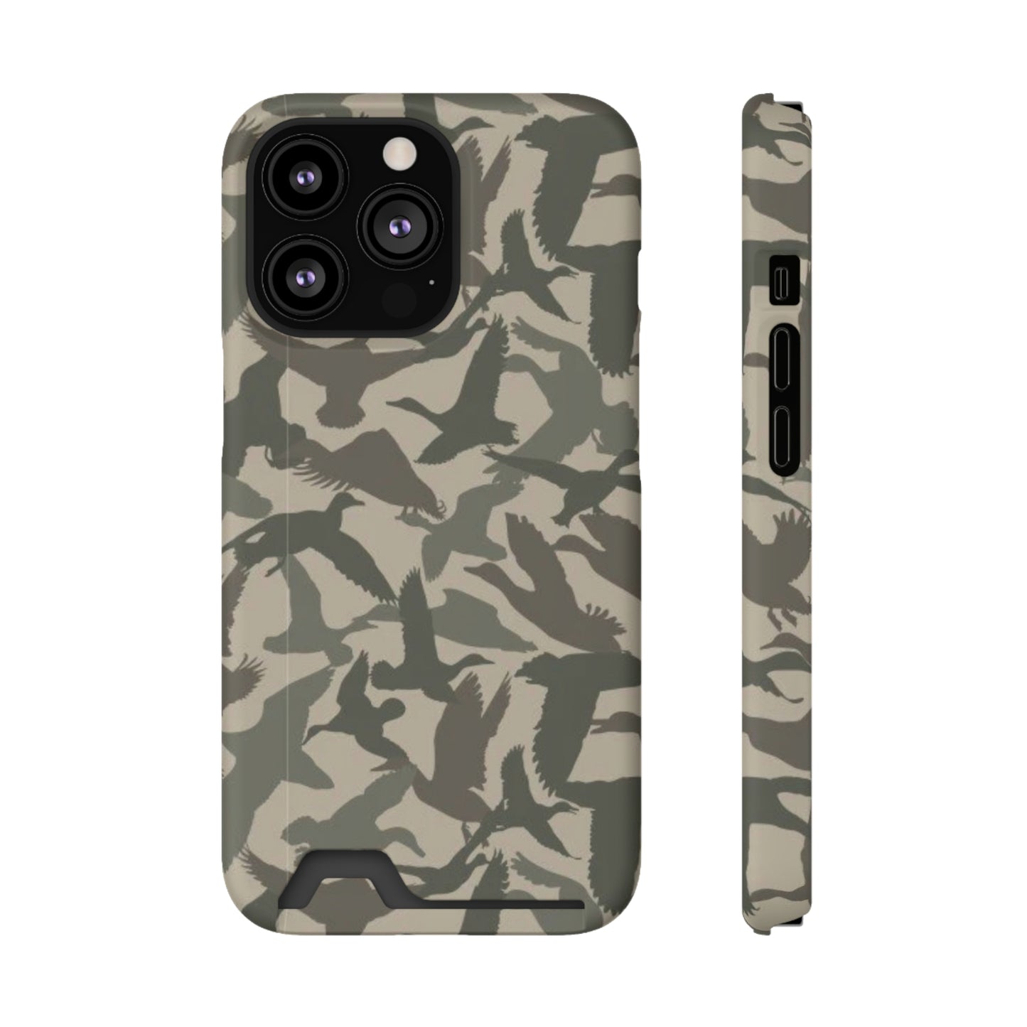 MagSafe Card Wallet Bird Camo Case